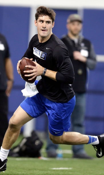 Duke QB Daniel Jones hopes for 1st-round call in NFL draft
